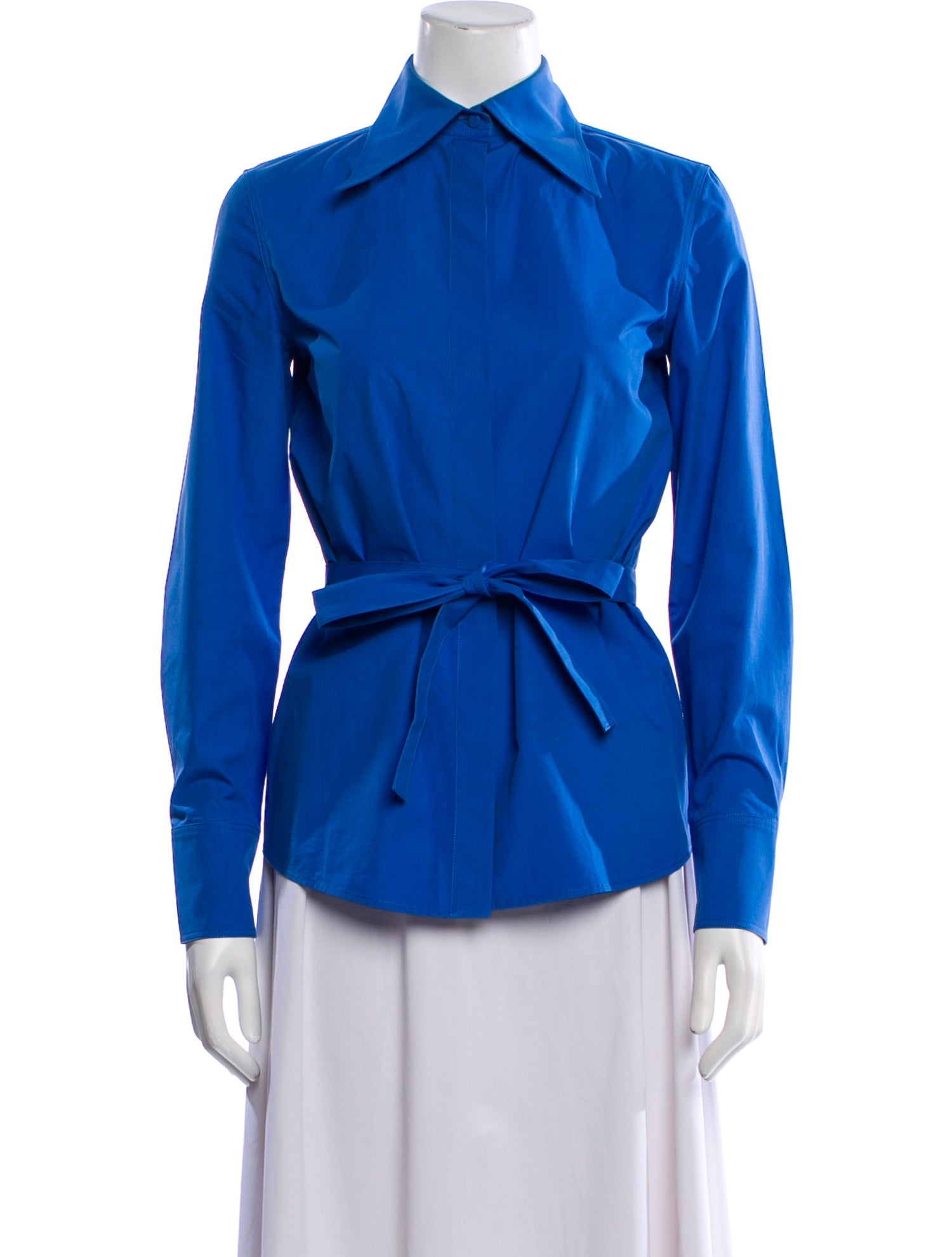 Valentino Long Sleeve Button-Up Top