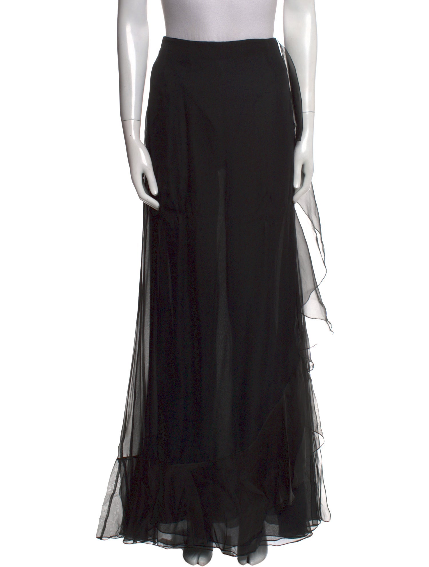 Valentino Silk Long Skirt