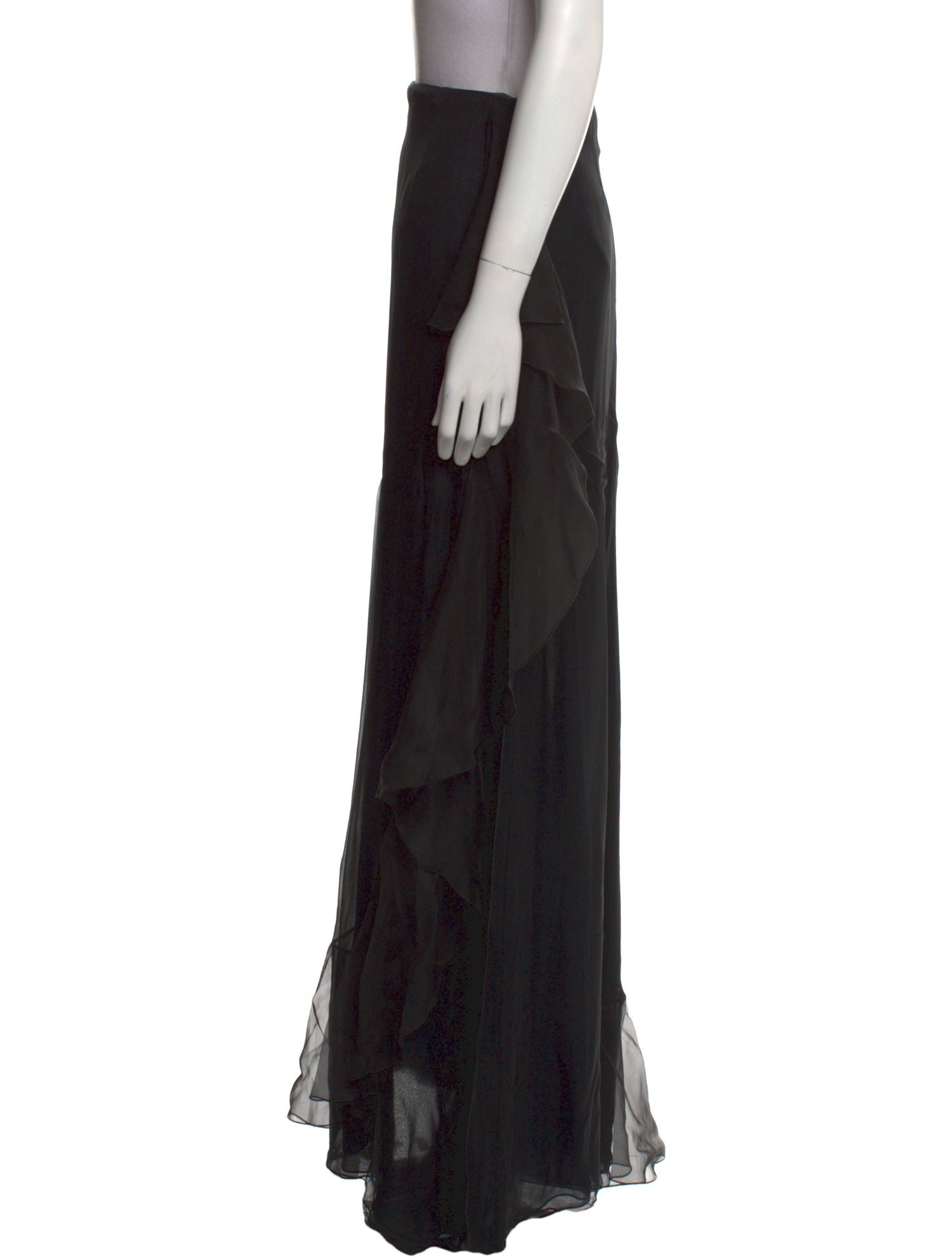 Valentino Silk Long Skirt