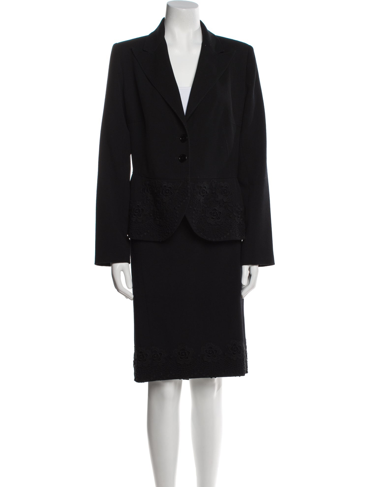 Valentino Vintage 2000's Skirt Suit