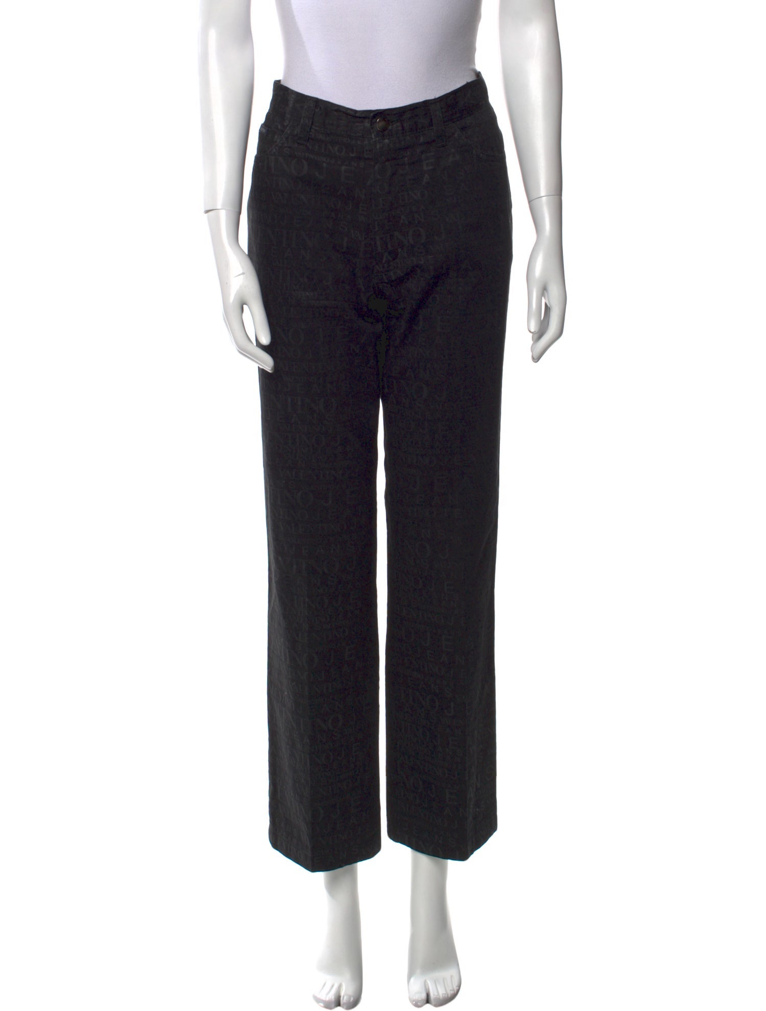 Valentino Printed Straight Leg Pants