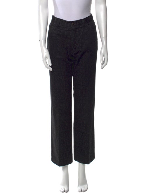 Valentino Printed Straight Leg Pants