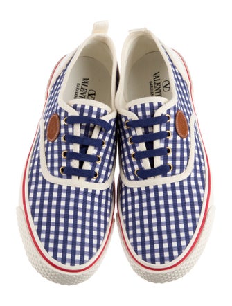 Valentino Canvas Printed Sneakers