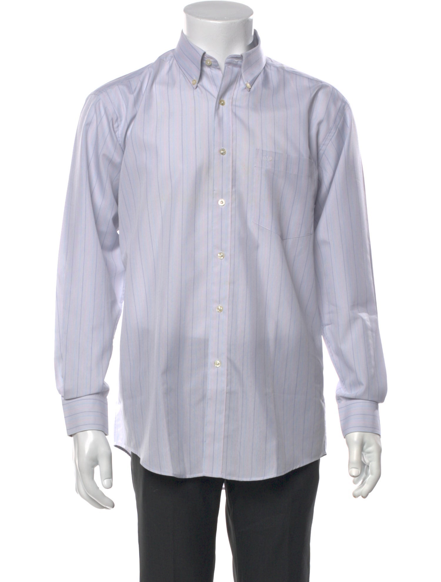 Valentino Striped Long Sleeve Shirt