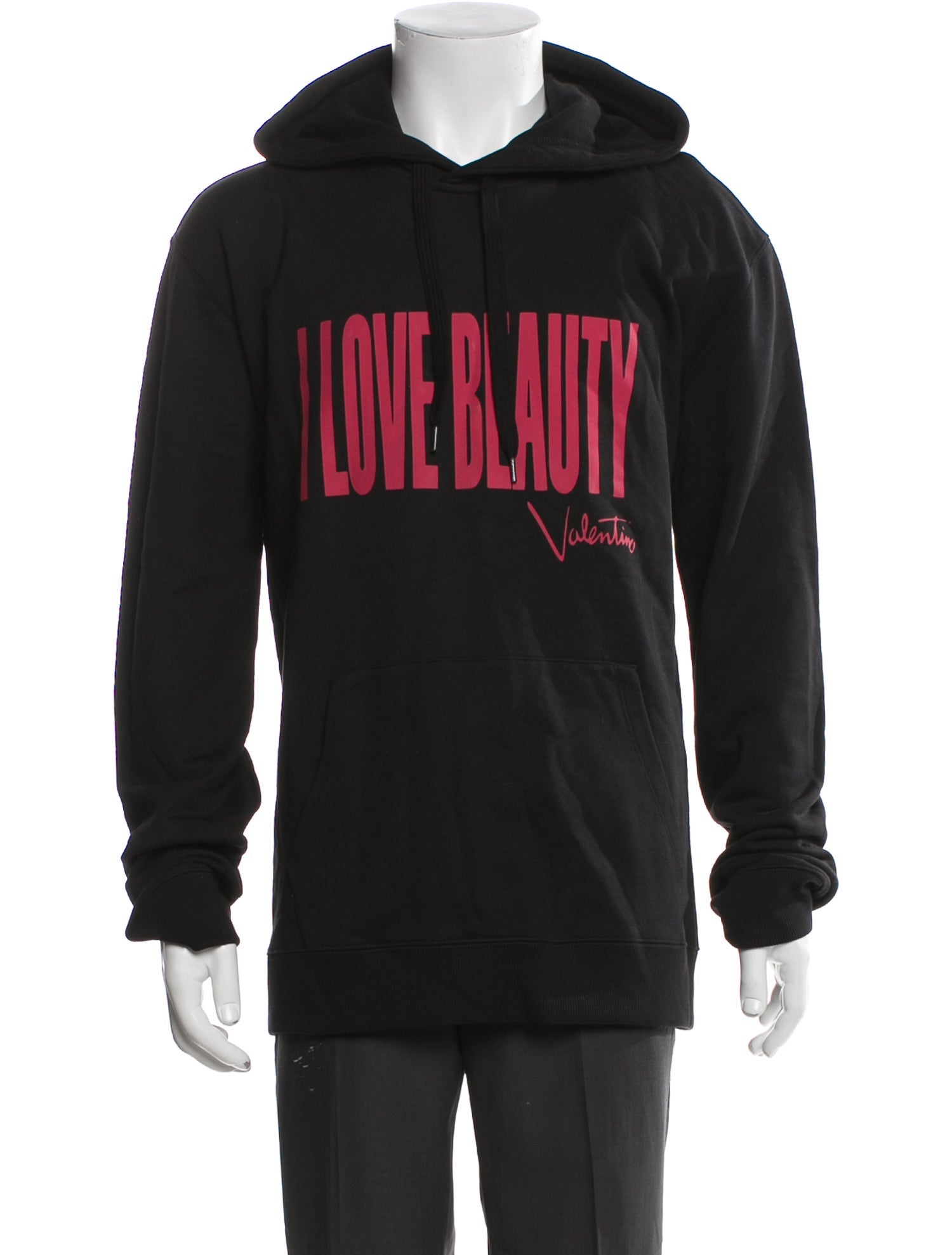 Valentino Graphic Print Crew Neck Hoodie