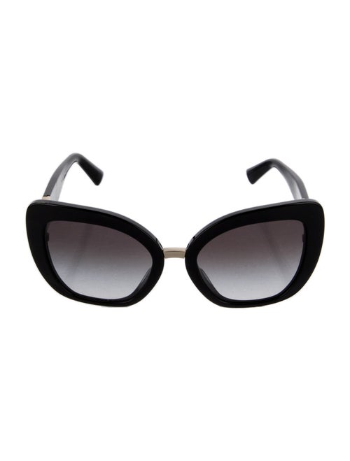 Valentino Rockstud Accents Oversize Sunglasses