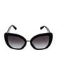 Valentino Rockstud Accents Oversize Sunglasses