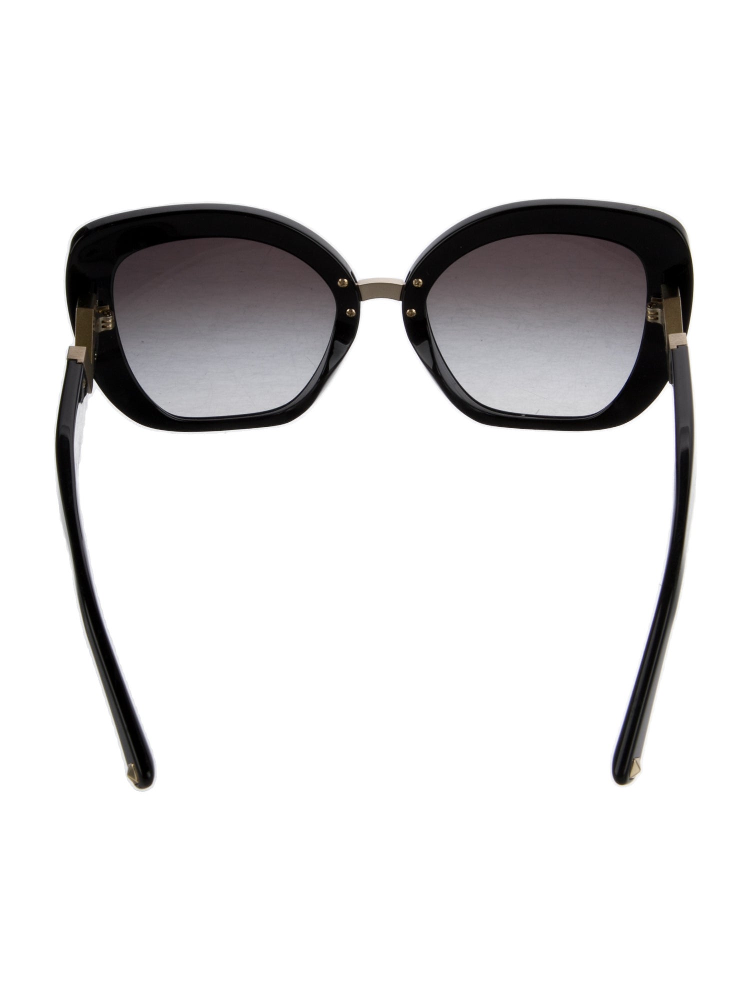 Valentino Rockstud Accents Oversize Sunglasses