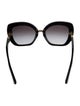 Valentino Rockstud Accents Oversize Sunglasses