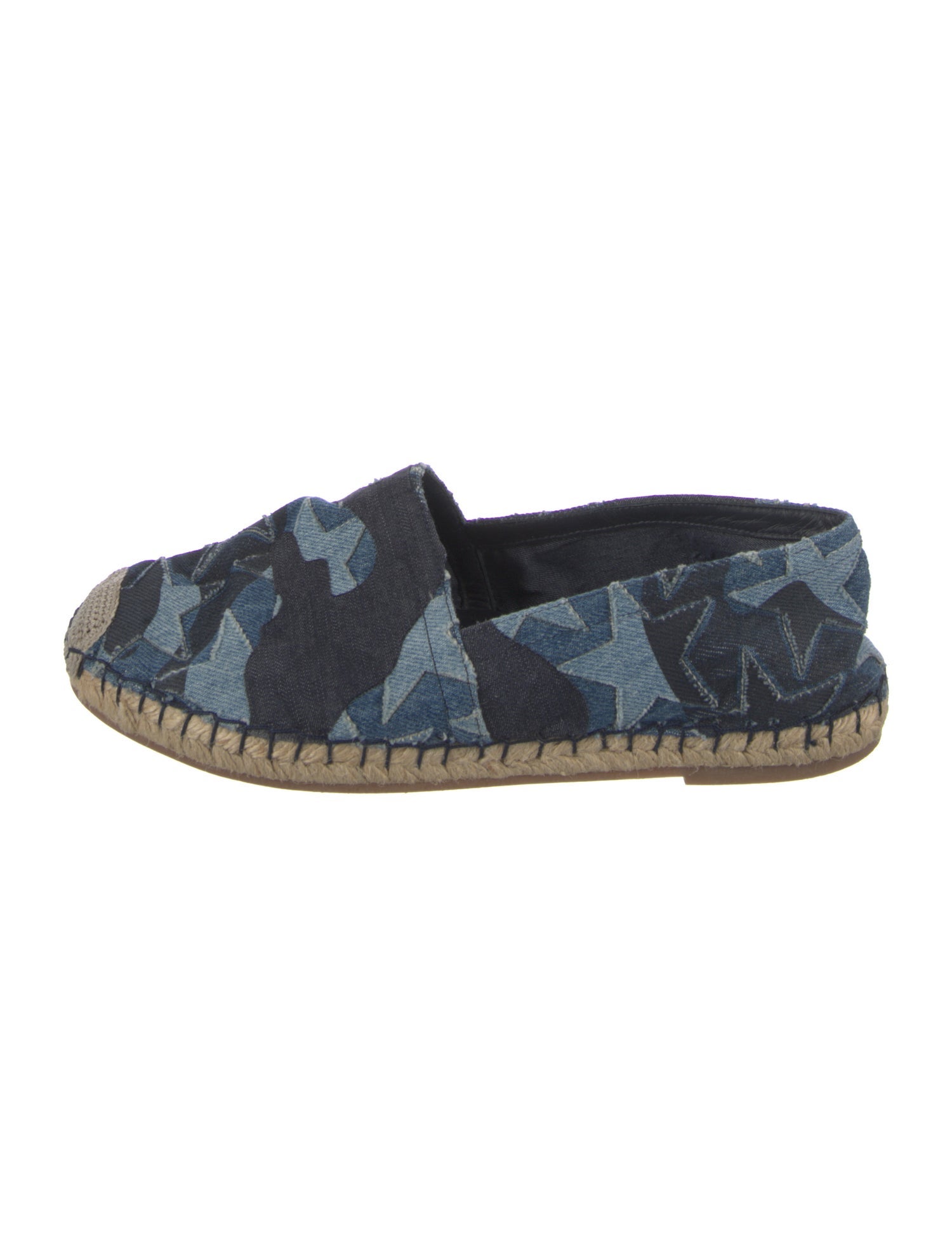 Valentino Denim Printed Espadrilles