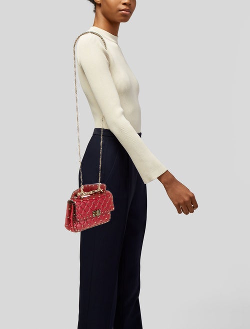 Valentino Leather Top Handle Bag