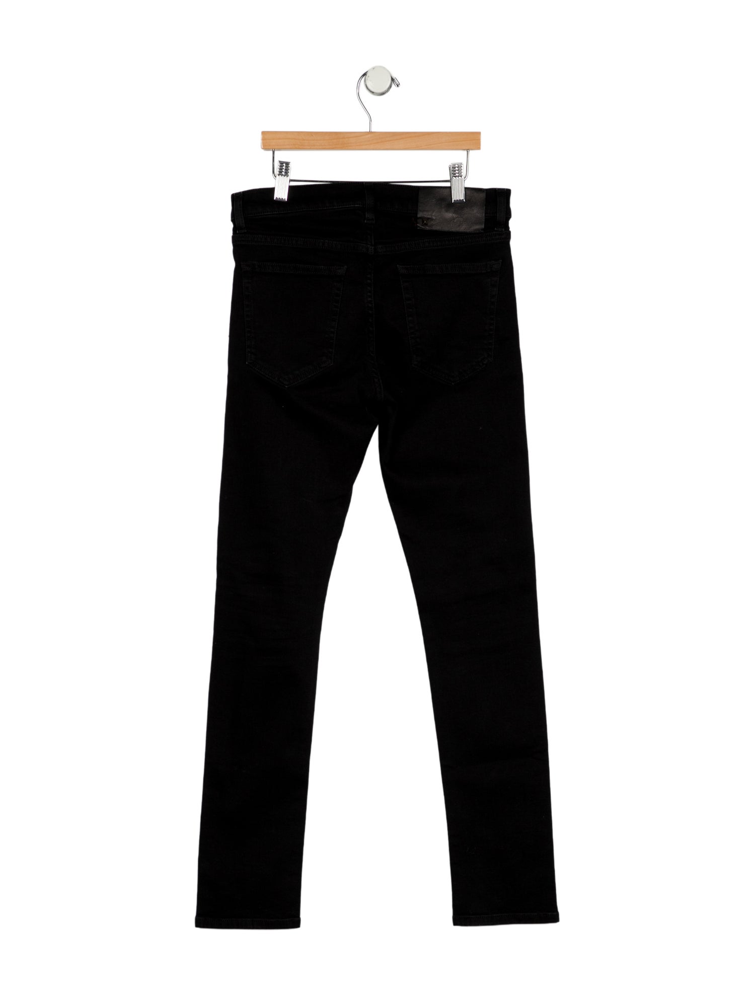 Valentino Mid-Rise Straight Leg Jeans