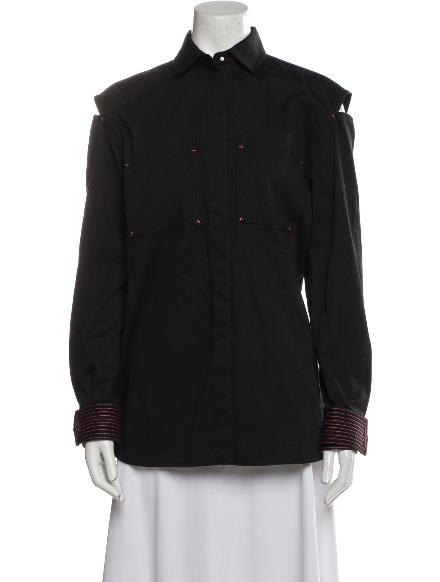 Valentino Long Sleeve Shirt Utility Jacket