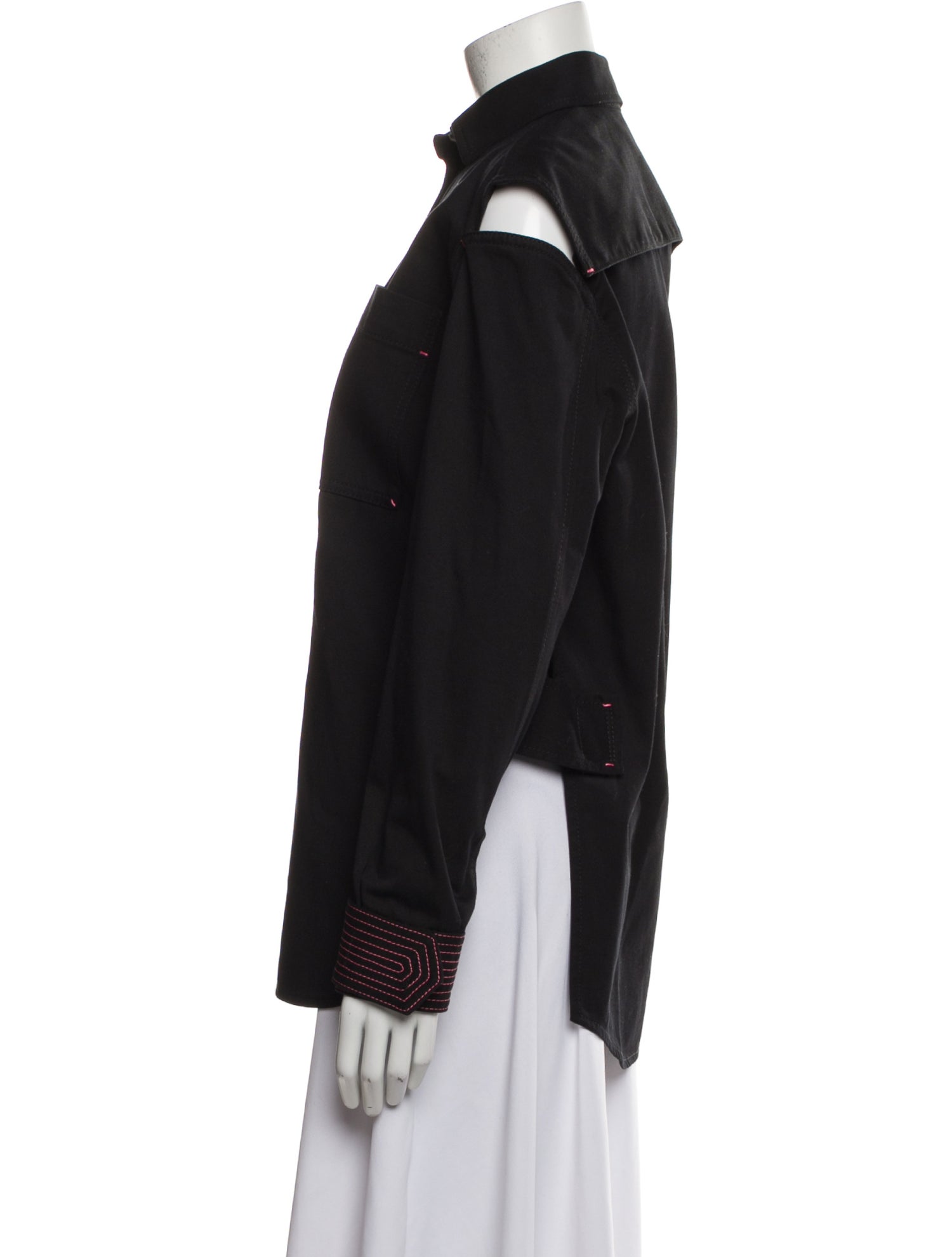 Valentino Long Sleeve Shirt Utility Jacket