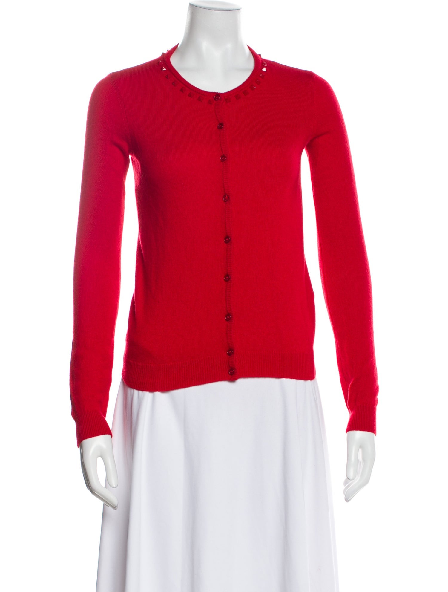 Valentino Cashmere Scoop Neck Sweater