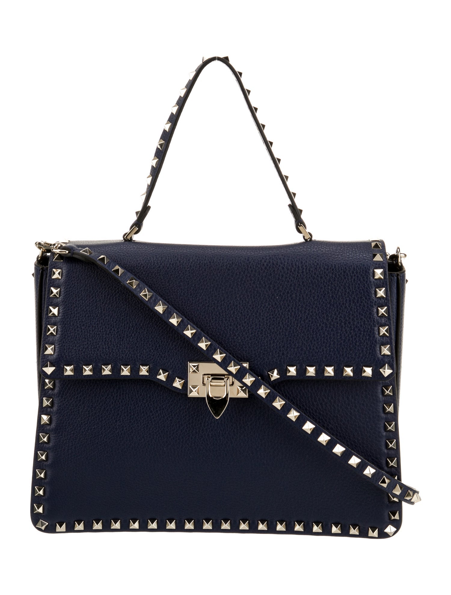 Valentino Rockstud Top Handle Bag
