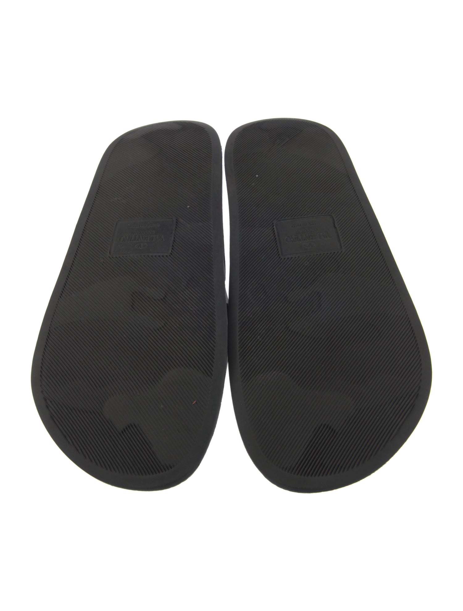 Valentino Rubber Printed Slides