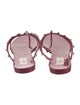 Valentino Rockstud Accents Rubber Slides