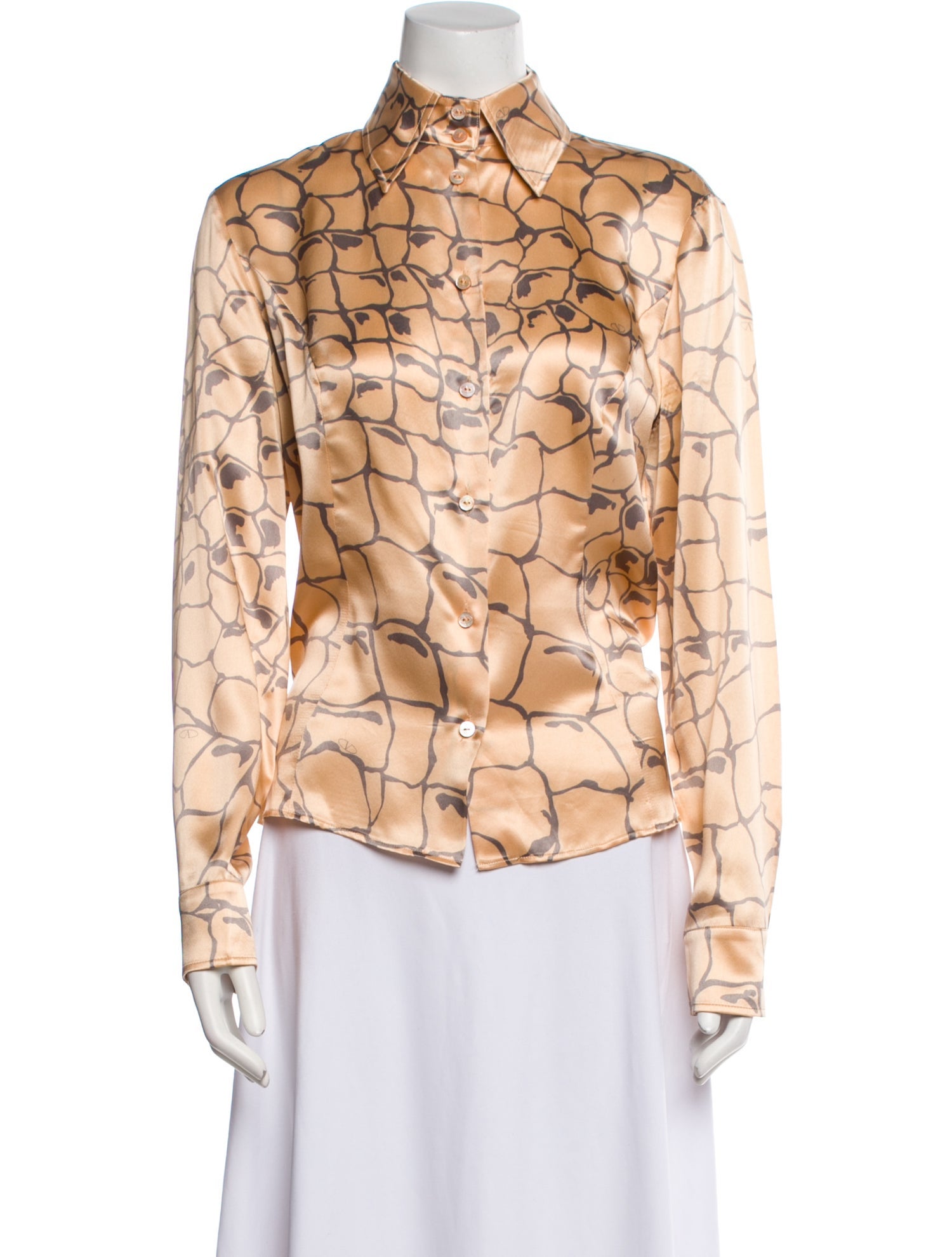 Valentino Vintage 2000's Button-Up Top