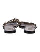 Valentino Rockstud Accents Leather Slides