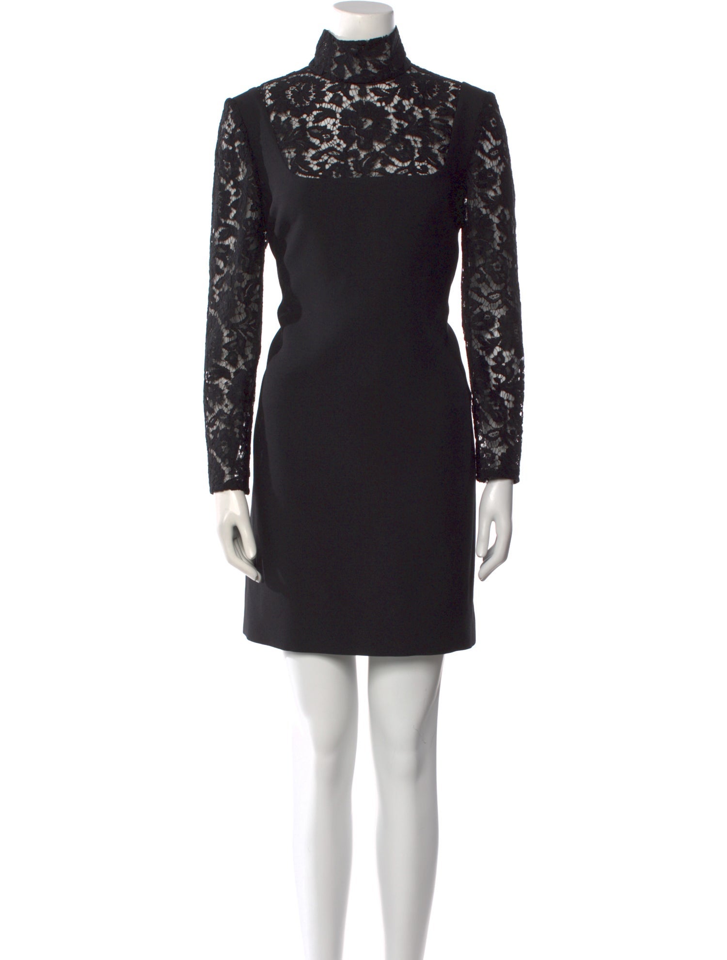 Valentino Lace Pattern Mini Dress