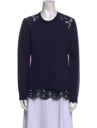 Valentino Virgin Wool Crew Neck Sweater