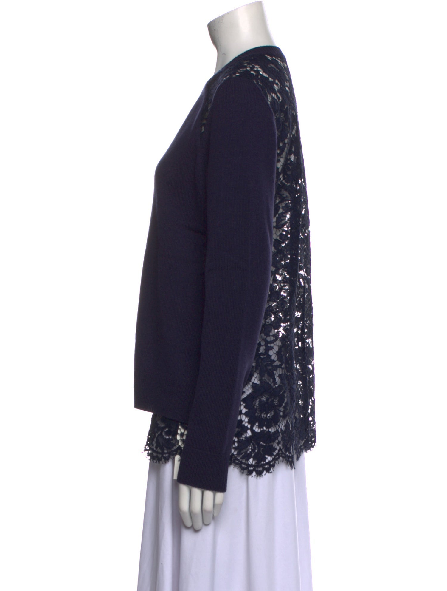 Valentino Virgin Wool Crew Neck Sweater