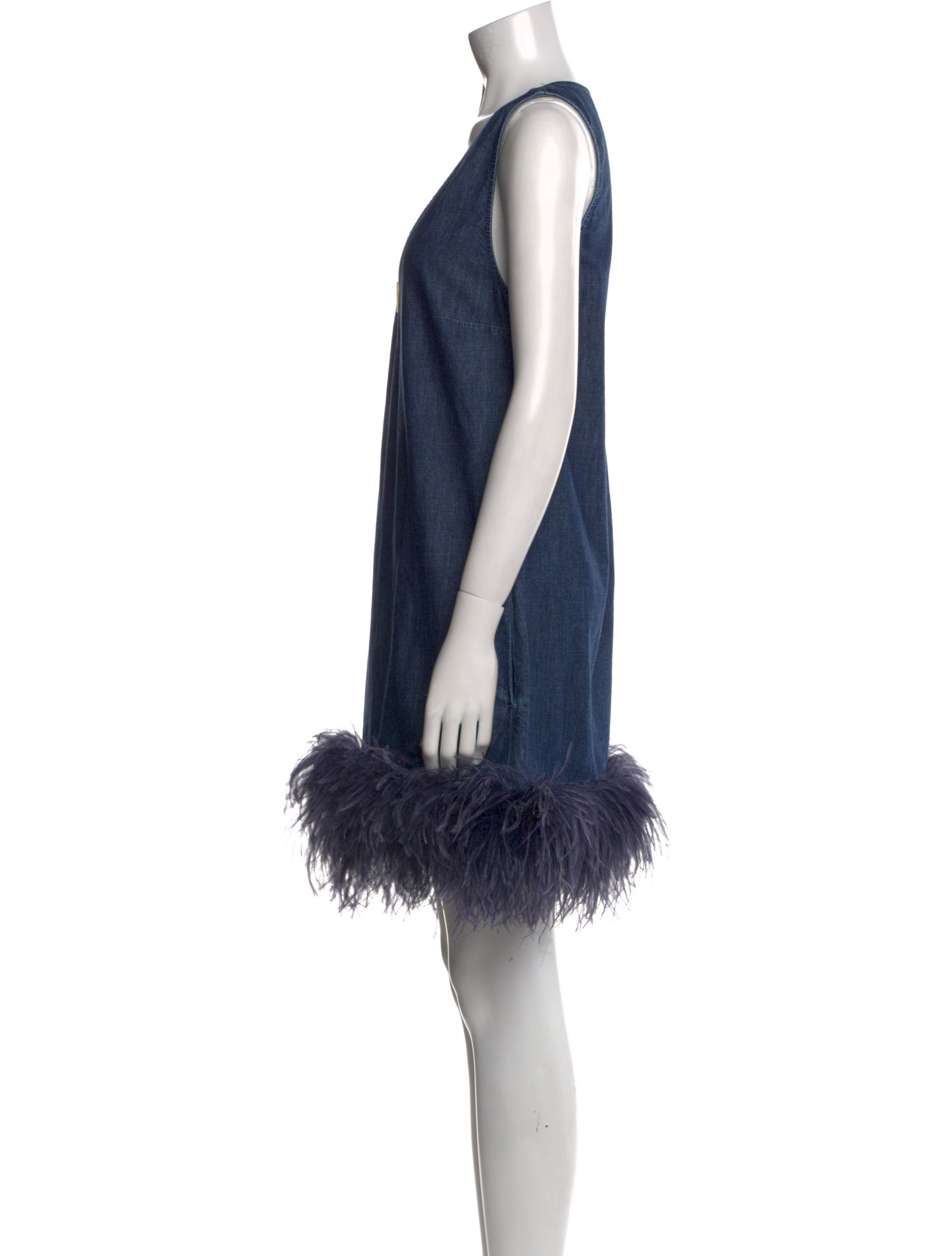 Valentino V-Neck Mini Dress