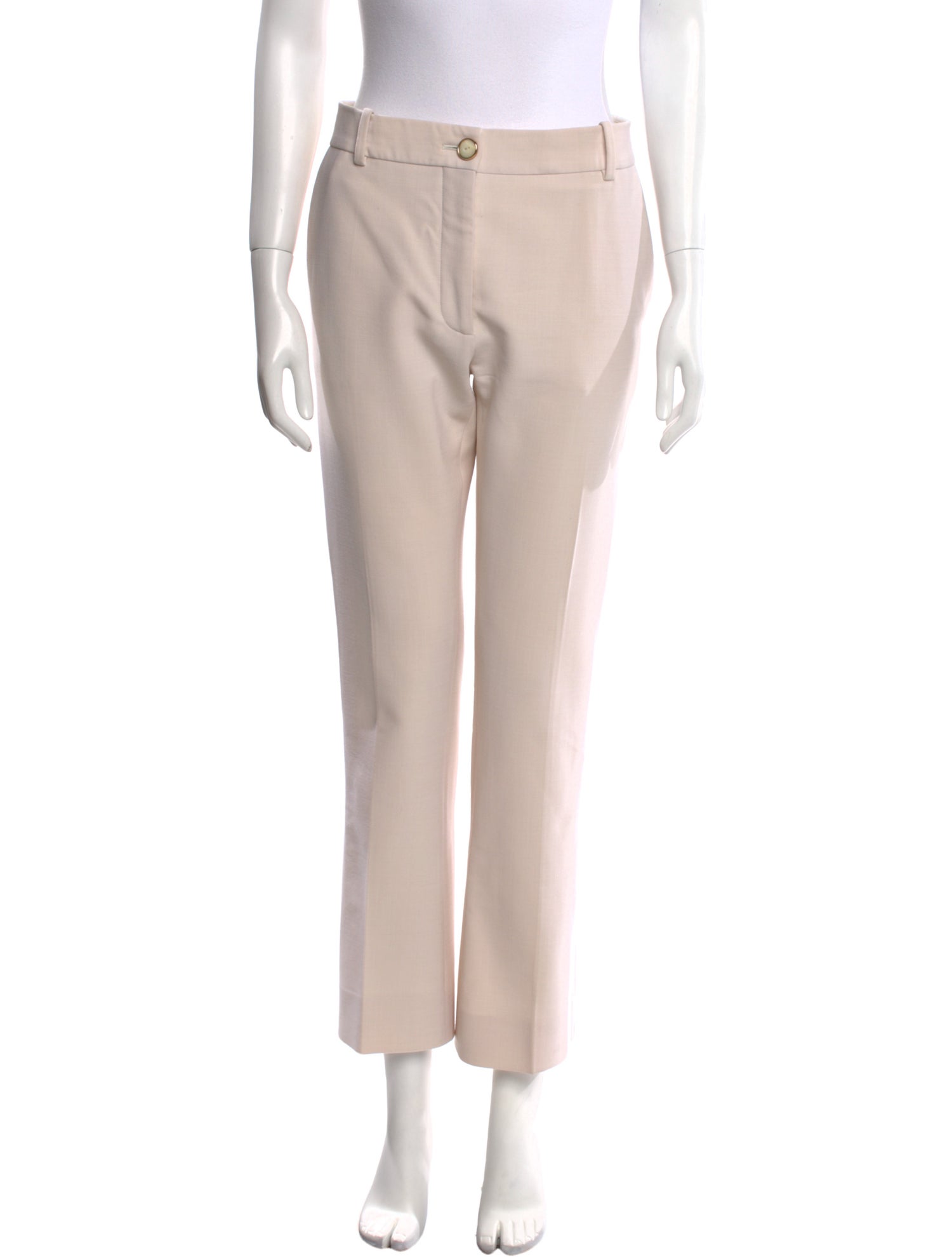 Valentino Virgin Wool Straight Leg Pants