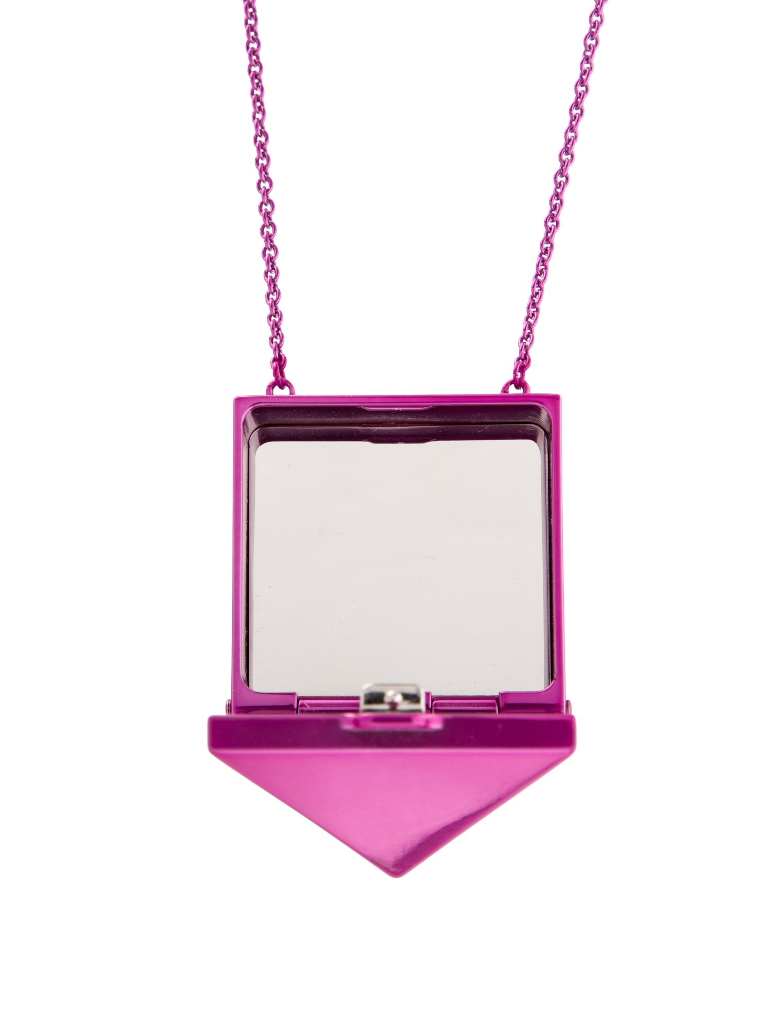 Valentino Rockstud Mirror Box Pendant Necklace