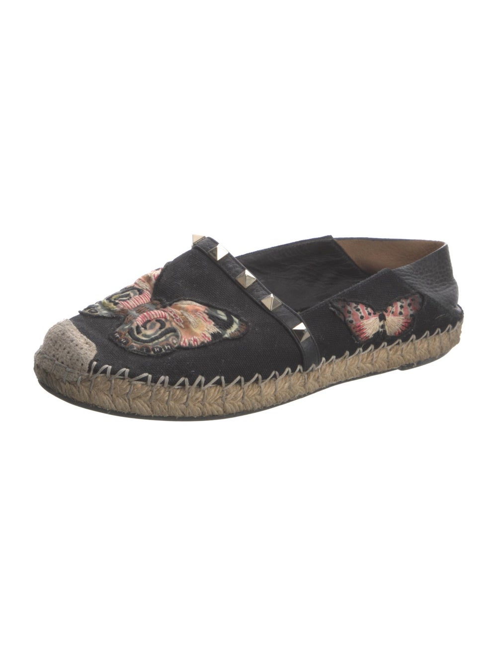 Valentino Rockstud Accents Patterned Espadrilles - image 2