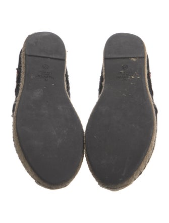 Valentino Rockstud Accents Patterned Espadrilles