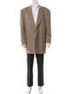 Valentino Virgin Wool Houndstooth Print Blazer