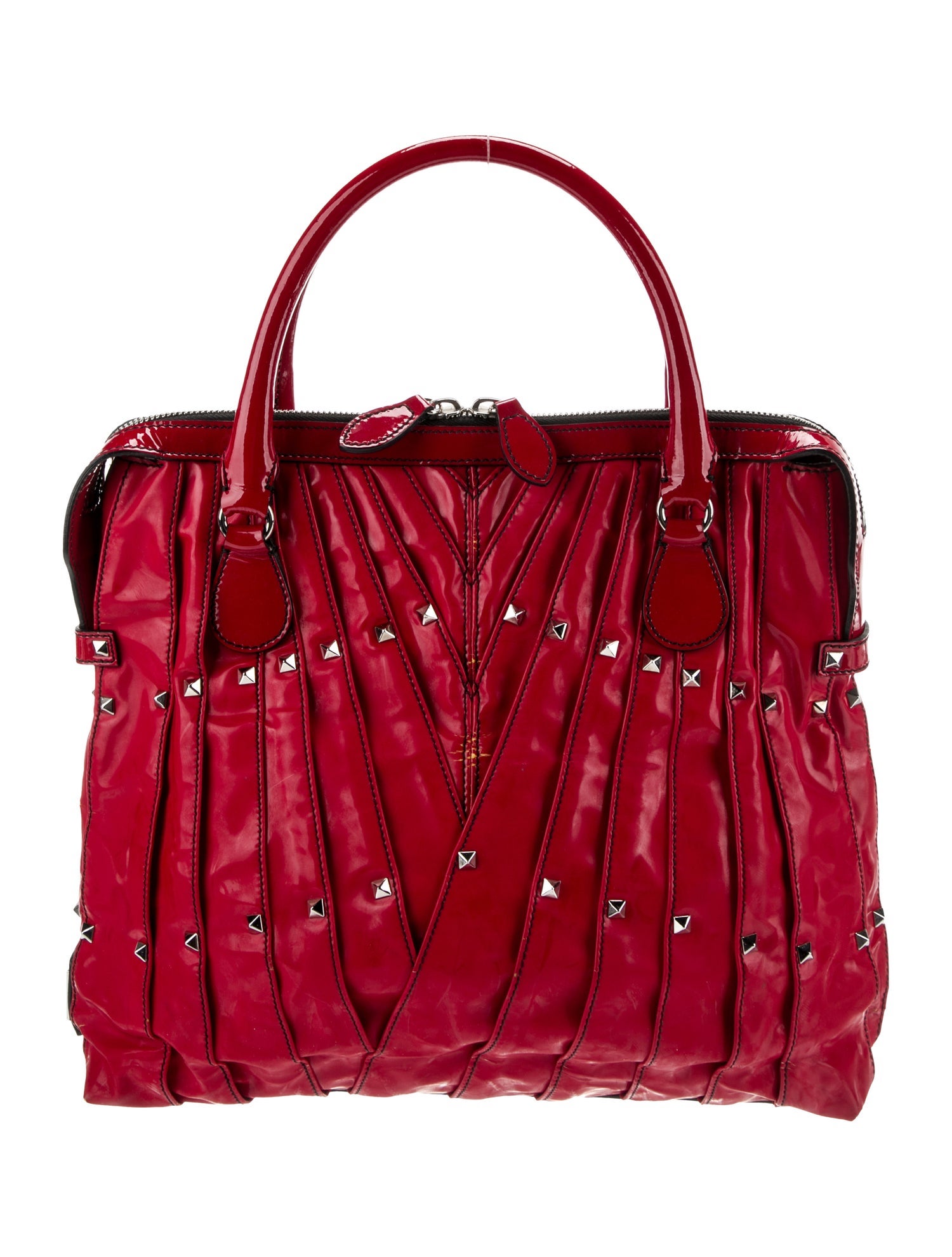 Valentino Rockstud Top Handle Bag