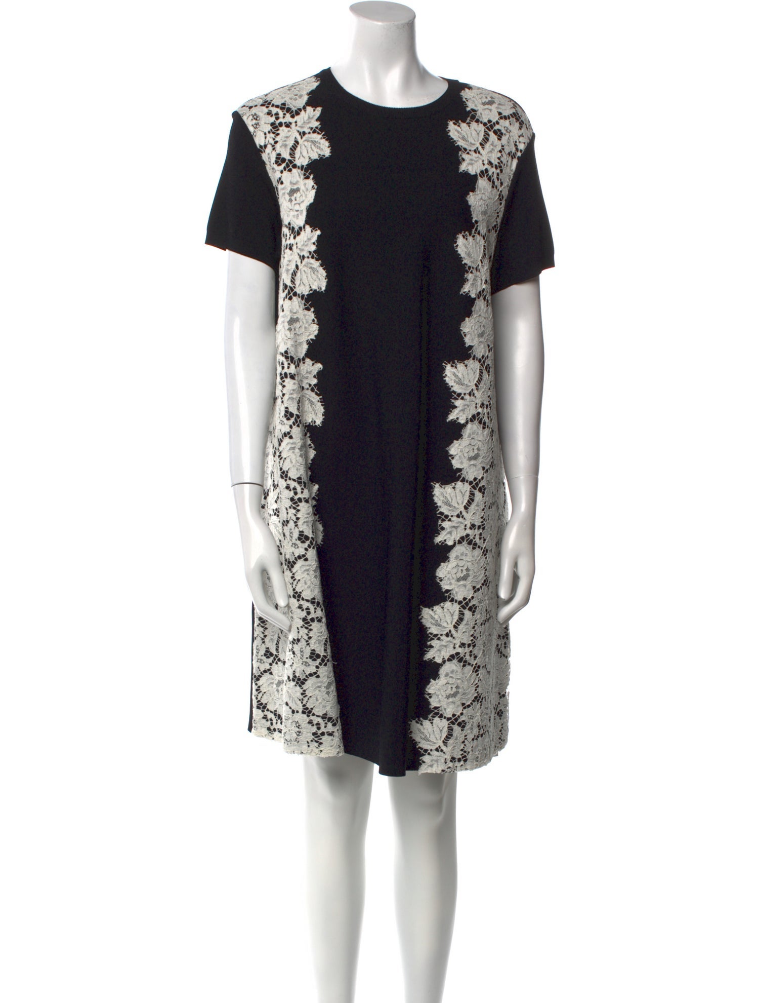 Valentino Floral Print Knee-Length Dress