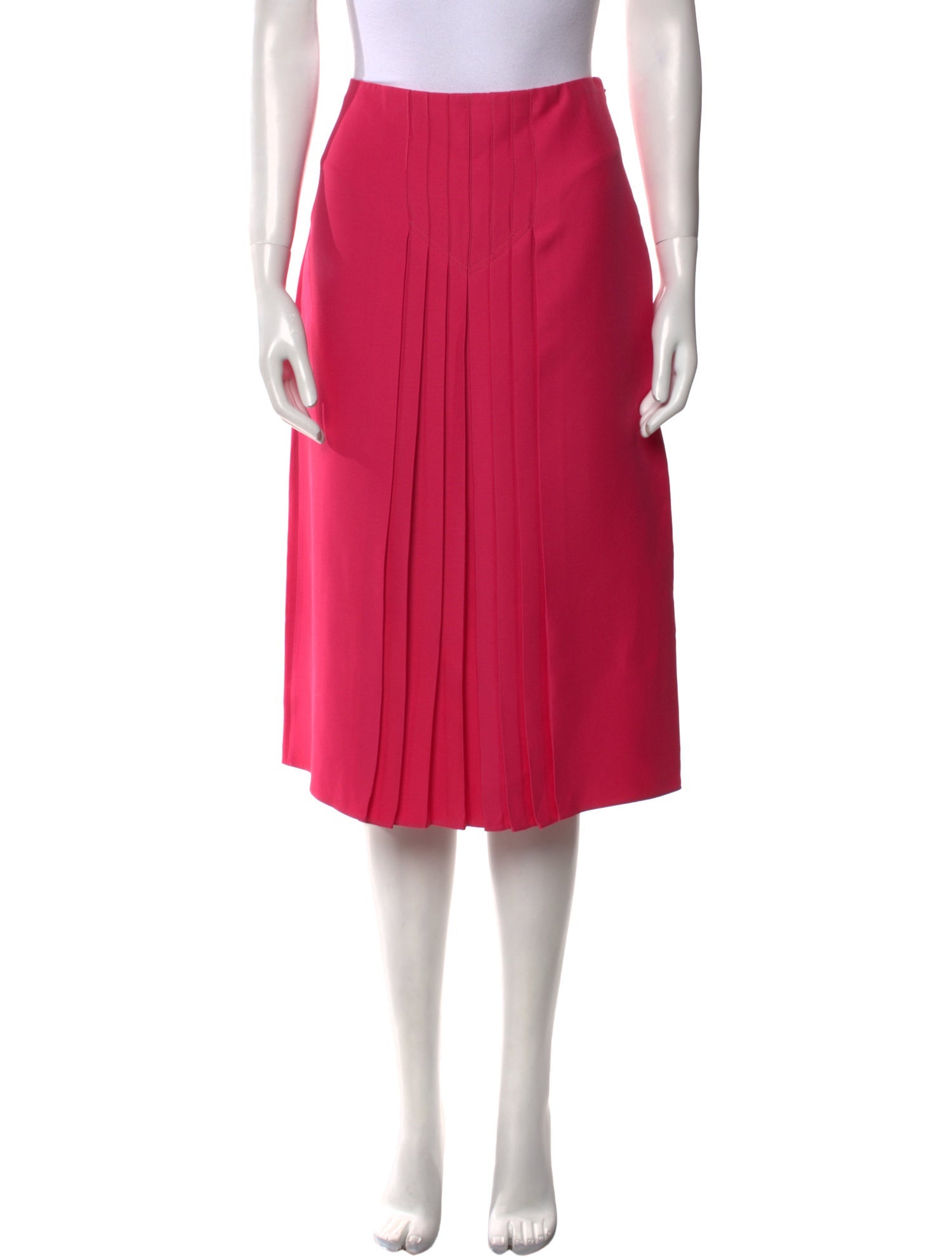 Valentino Silk Knee-Length Skirt w/ Tags