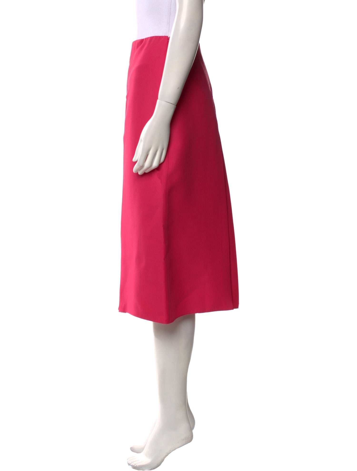 Valentino Silk Knee-Length Skirt w/ Tags