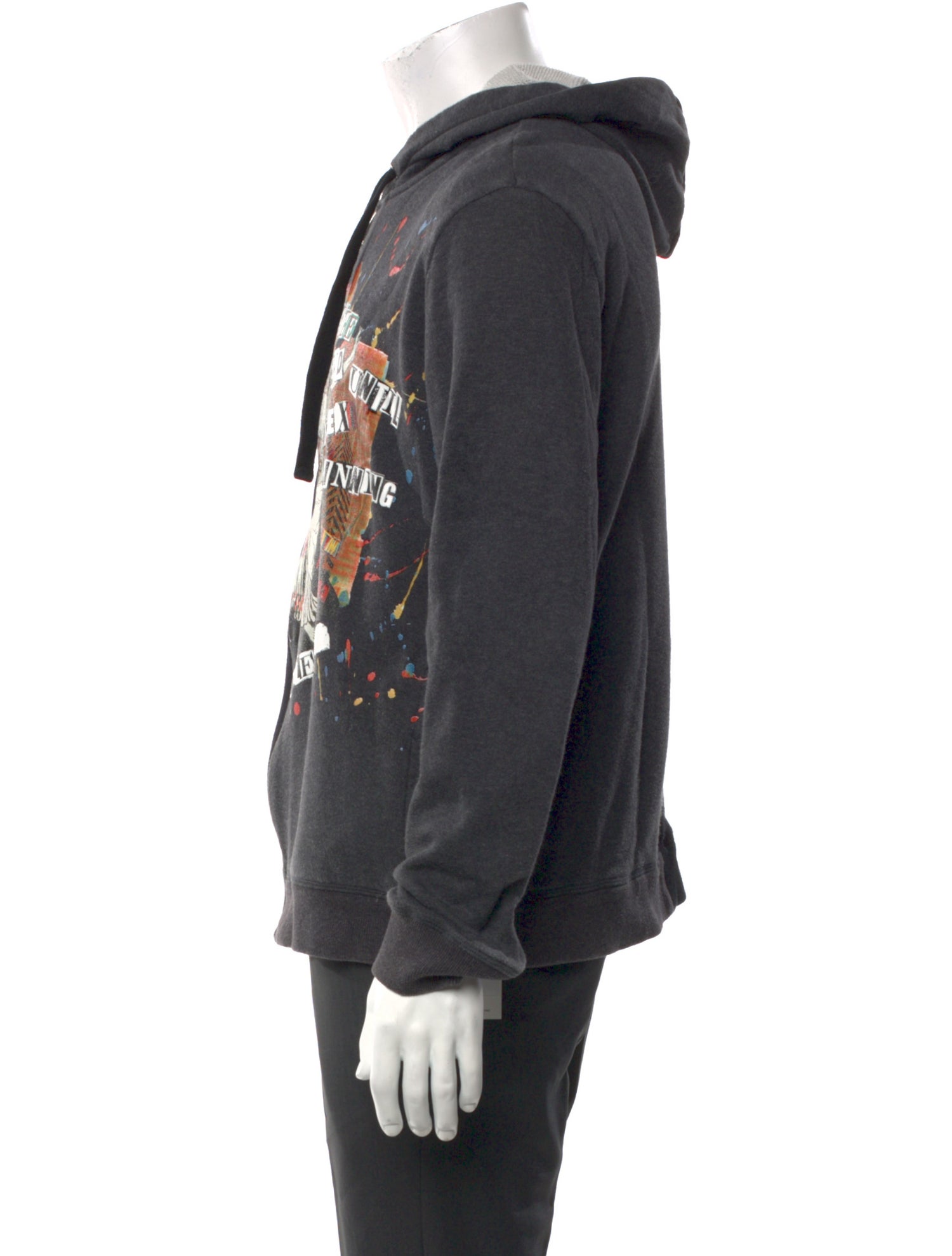 Valentino Graphic Print Crew Neck Hoodie