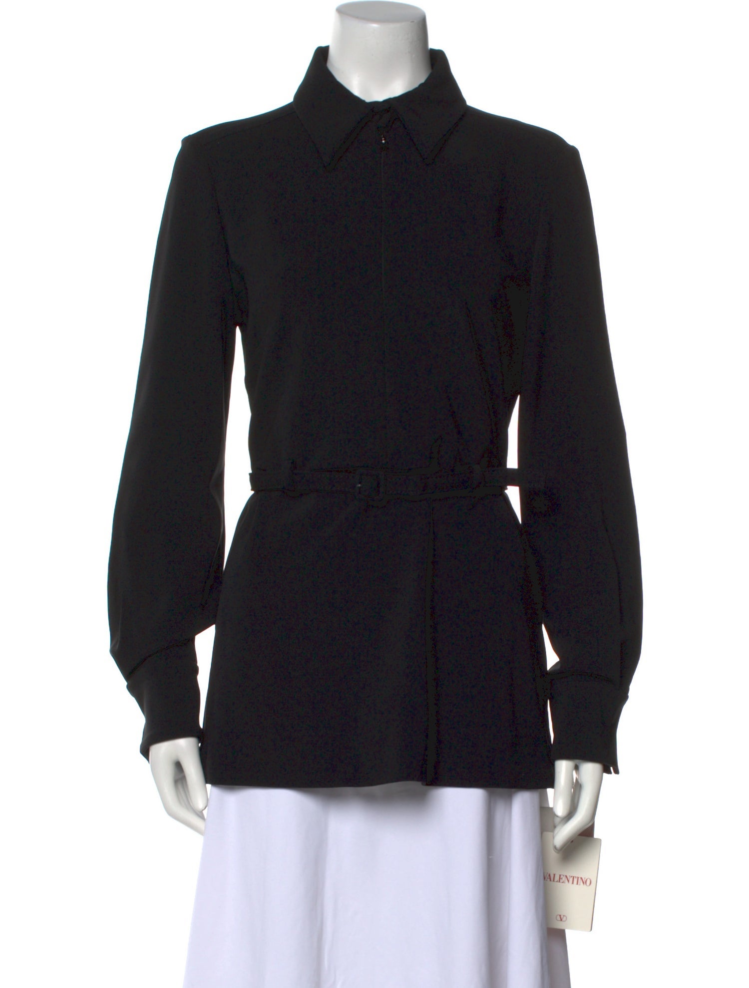 Valentino Long Sleeve Button-Up Top w/ Tags