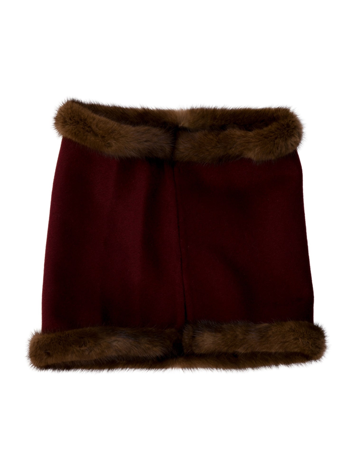 Valentino Wool Strapless Crop Top