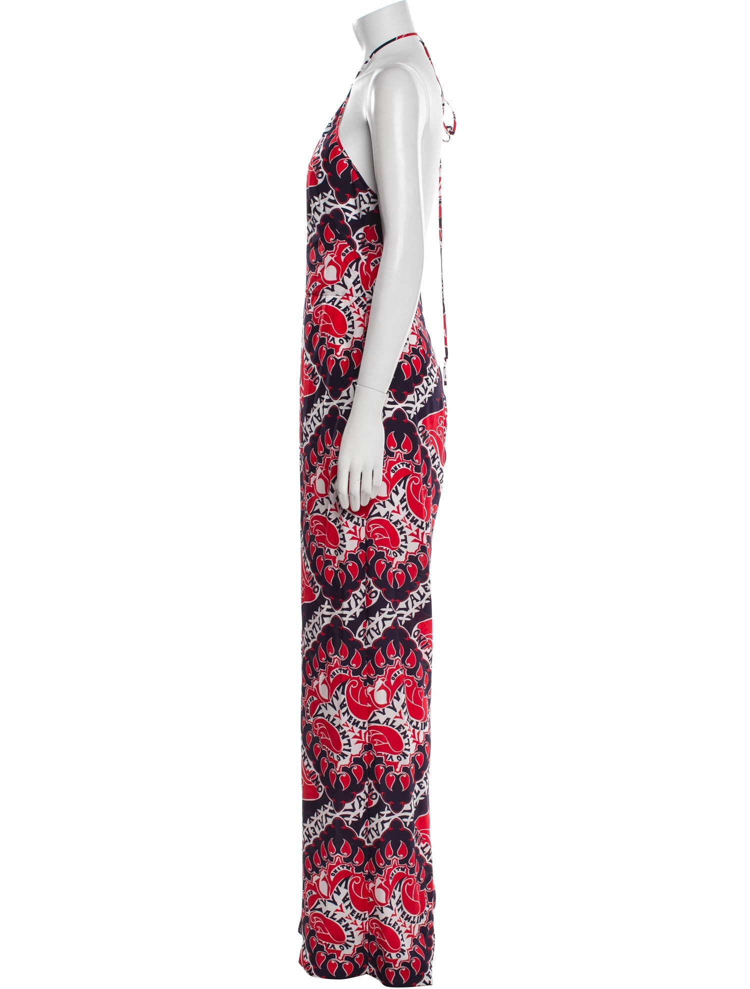 Valentino Silk Printed Jumpsuit w/ Tags