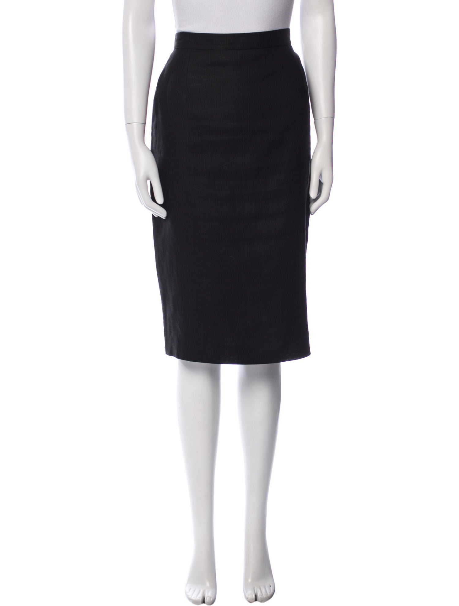 Valentino Linen Knee-Length Skirt