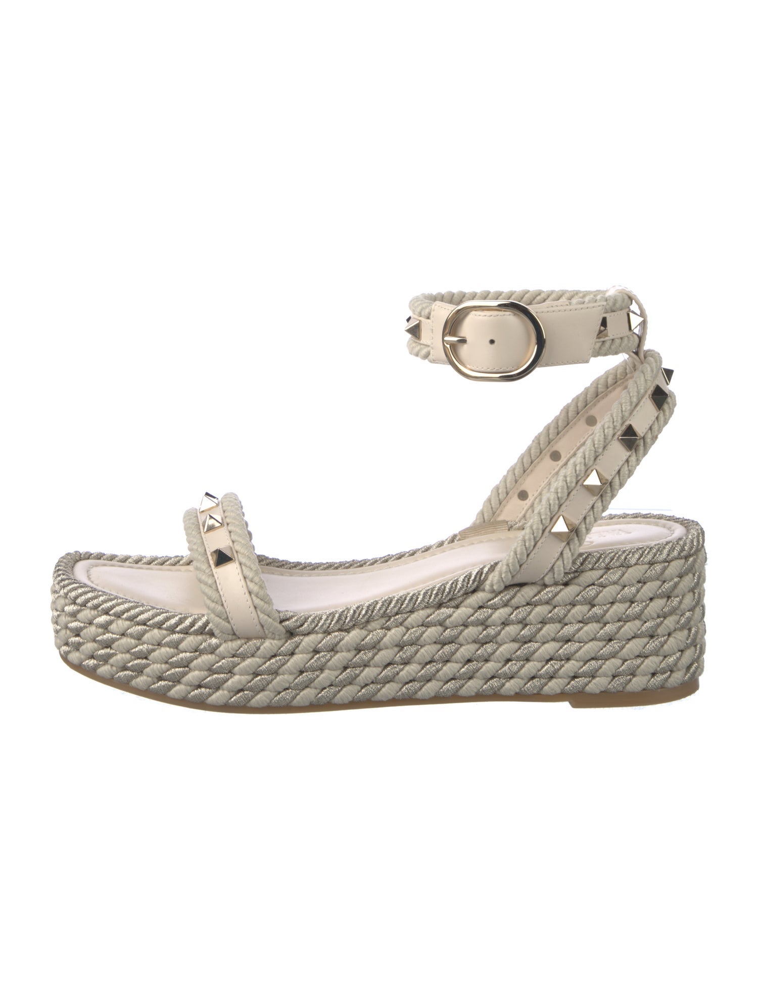 Valentino Rockstud Accents Studded Accents Espadrilles