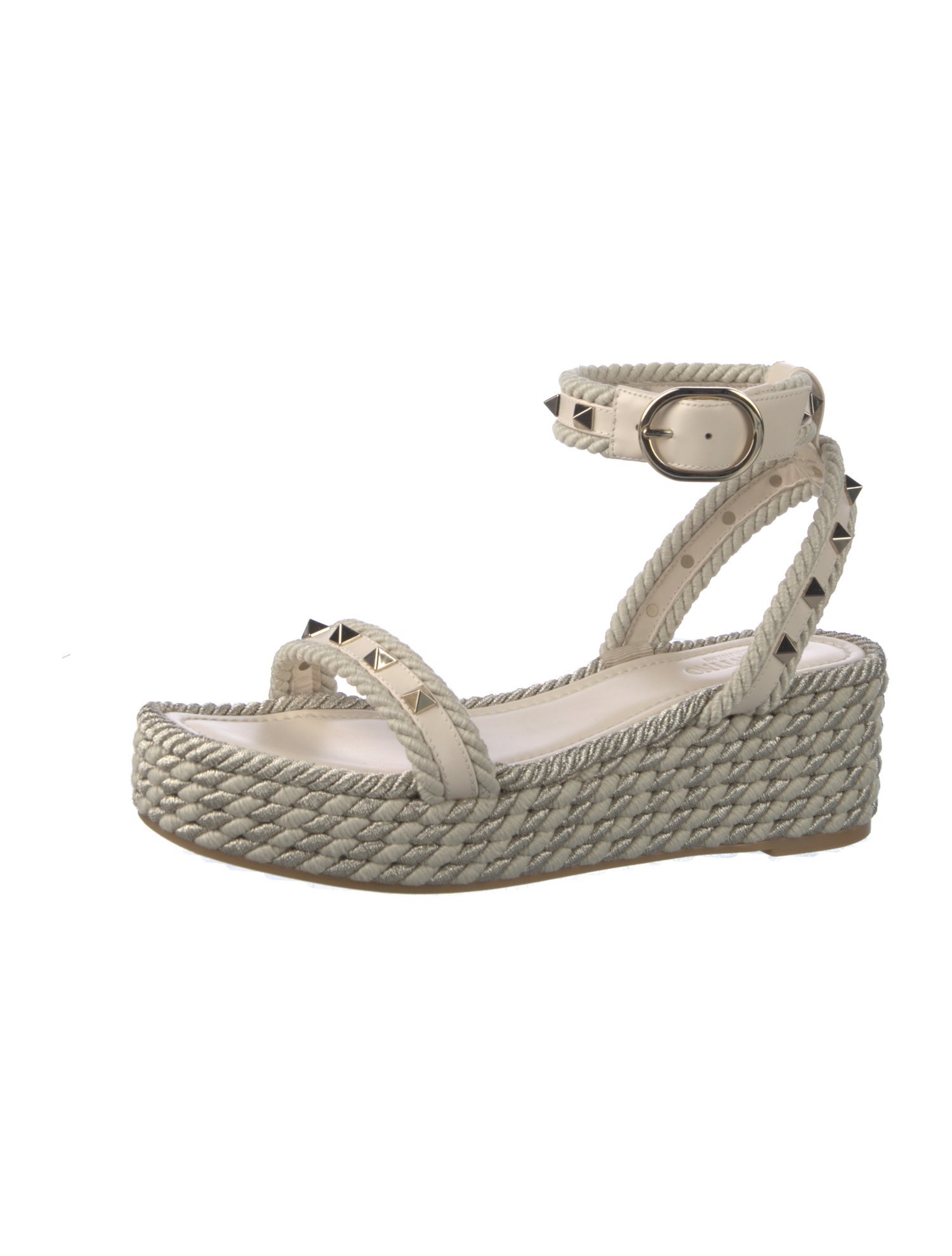 Valentino Rockstud Accents Studded Accents Espadrilles