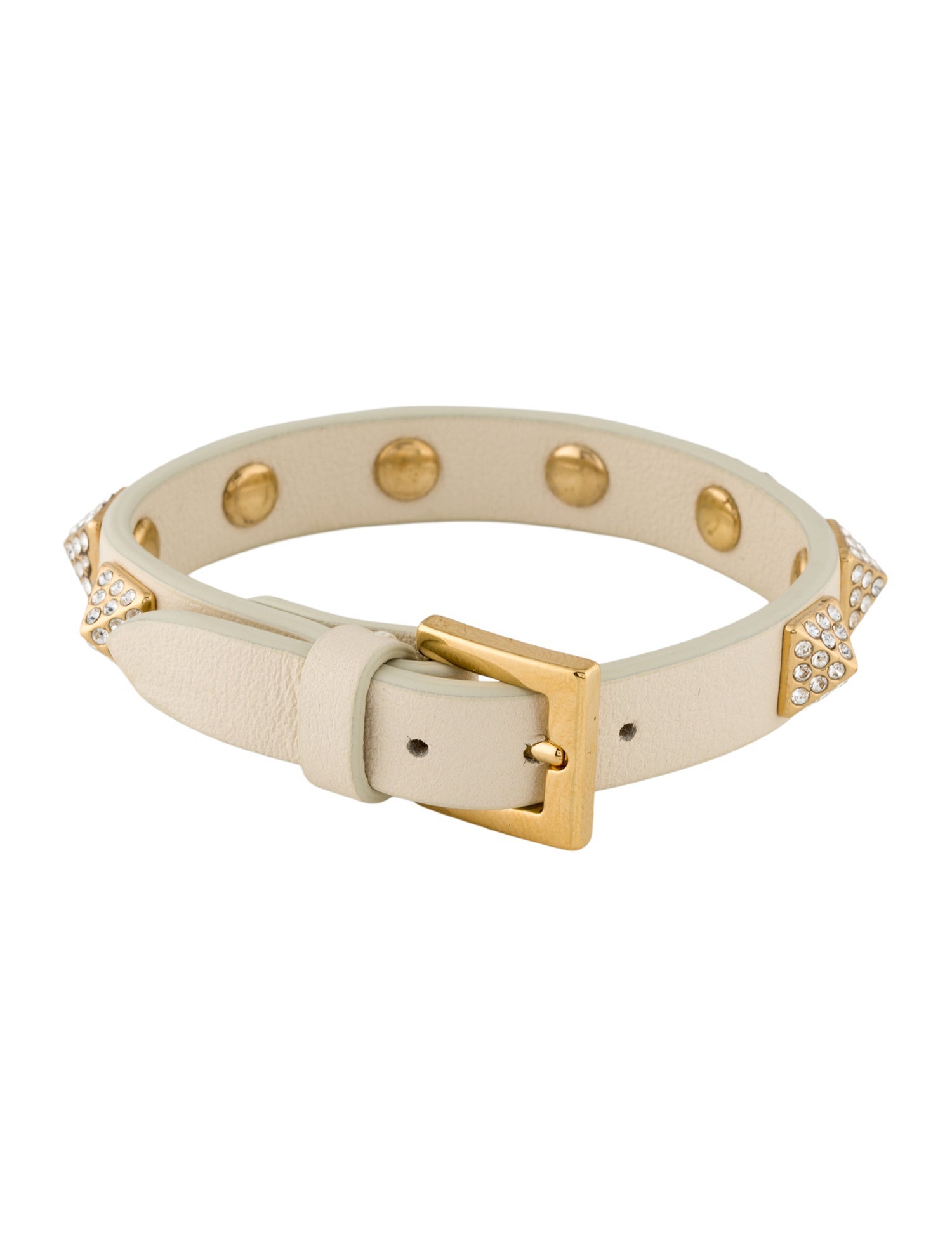 Valentino Crystal Rockstud Wrap Bracelet