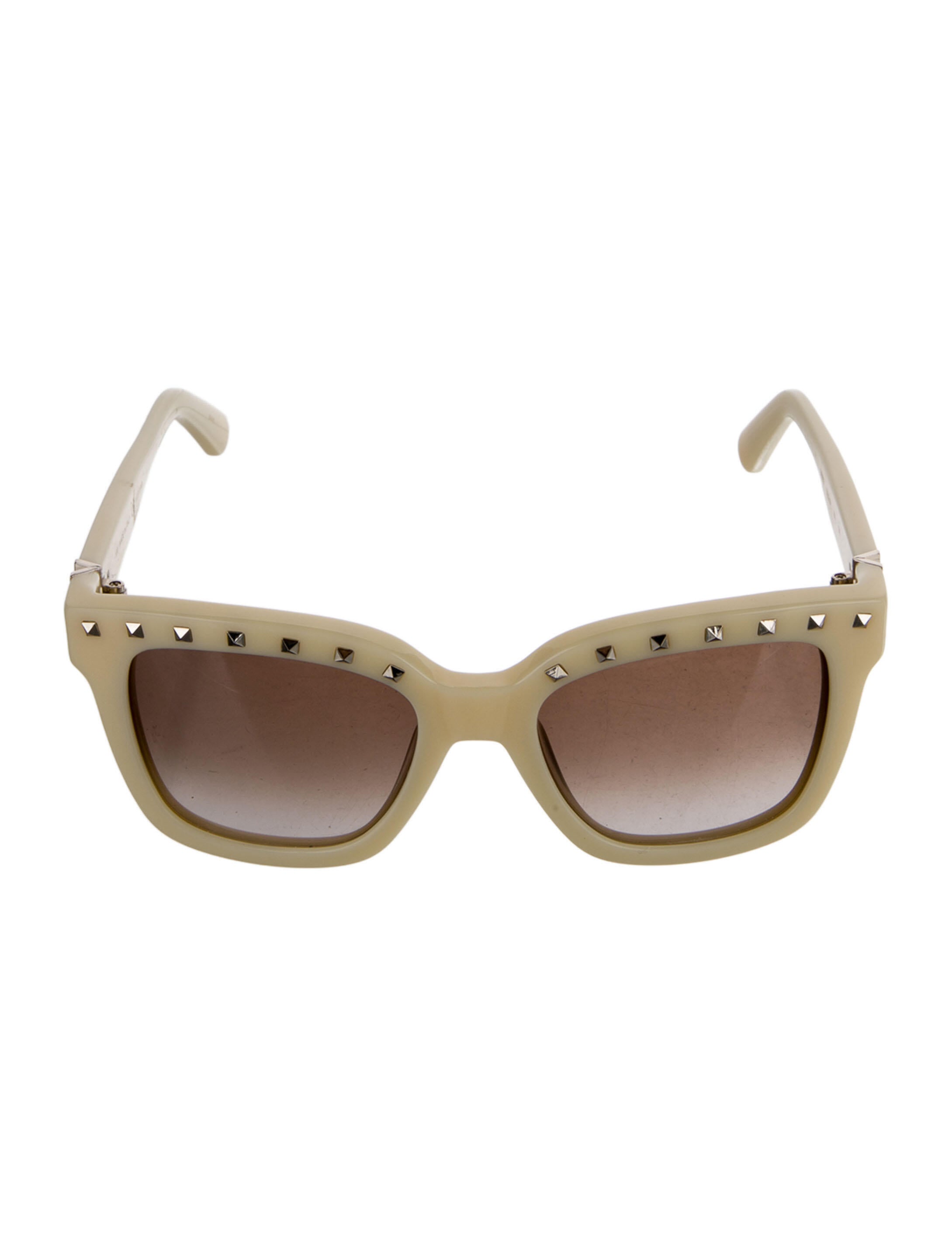 Valentino Rockstud Accents Cat-Eye Sunglasses