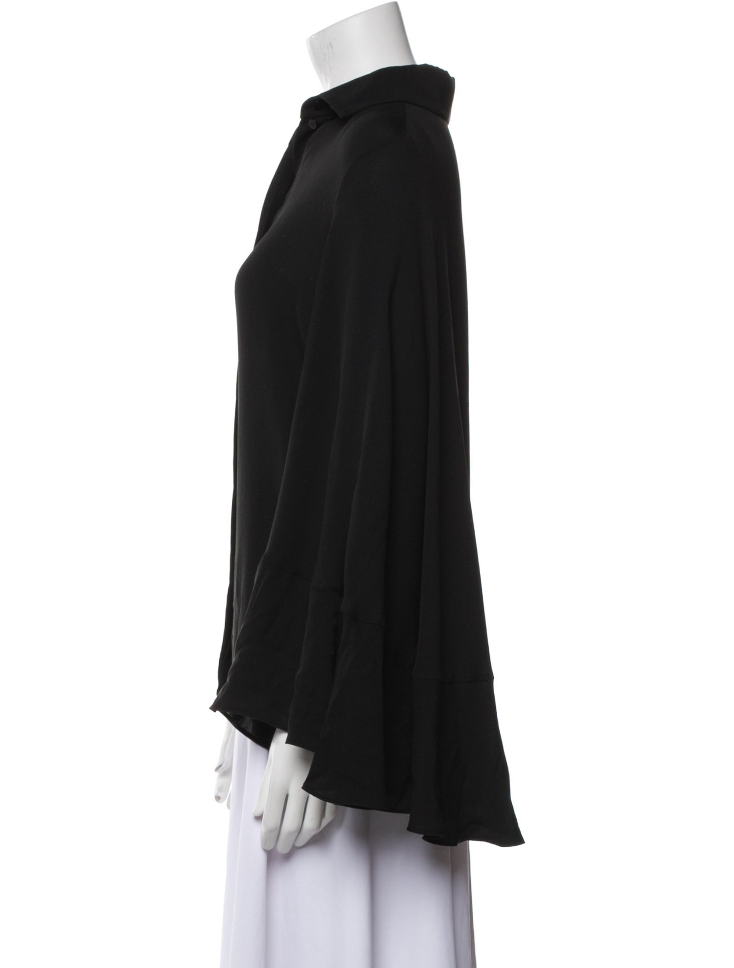 Valentino Silk V-Neck Blouse