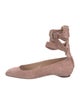 Valentino Suede Ballet Flats