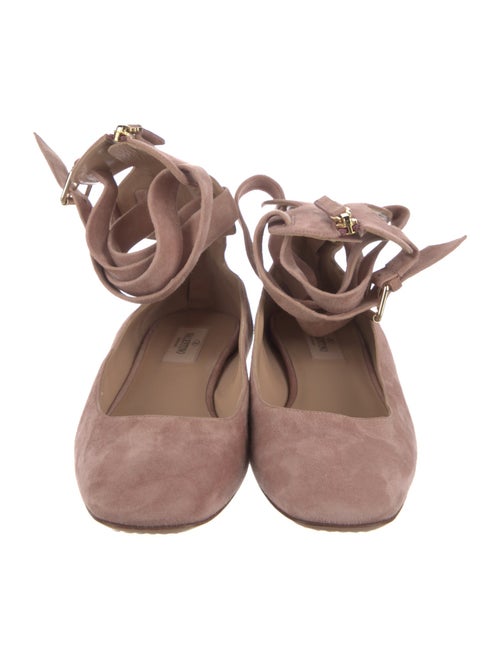 Valentino Suede Ballet Flats