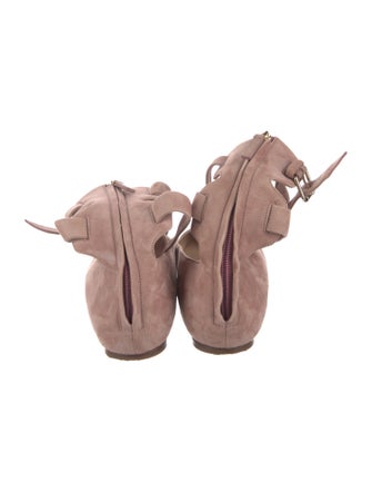 Valentino Suede Ballet Flats